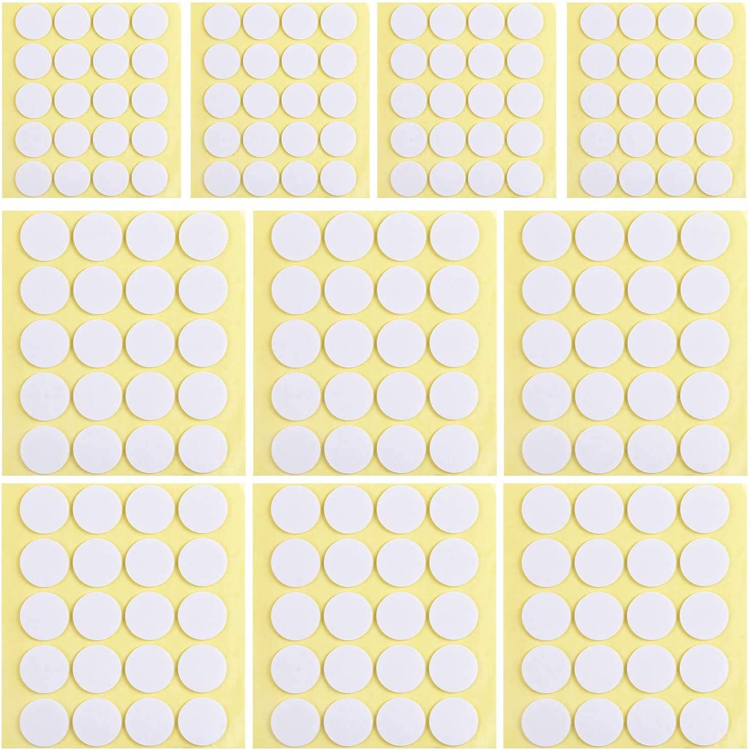 SANNIX 400 Pcs Candle Wick Stickers, Heat Resistance Candle Making Double-Sided Stickers