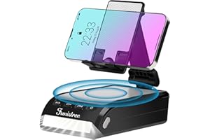 Funistree Gifts for Men Women Dad Christmas, Cell Phone Stand with Wireless Bluetooth Speaker, Gifts for Dad from Son Daughter, Cool Anniversary Birthday Gifts for Him Husband Boyfriend Tech Gadgets