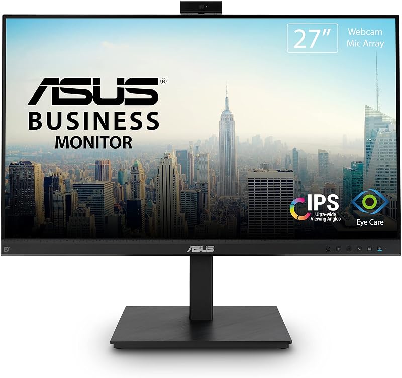 ASUS BE279QSK 27" Full HD IPS Video Conferencing Monitor Webcam Mic Speakers