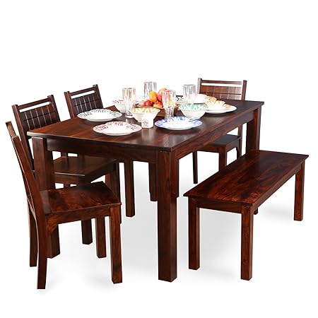 HomeTown Trelis Six Seater Dining Set