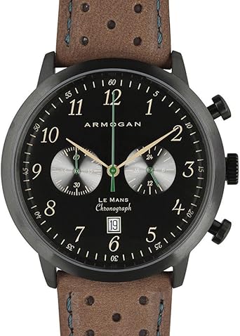 Armogan Le Mans Chocolate Brown S62 - Reloj Cronógrafo Hombre ...