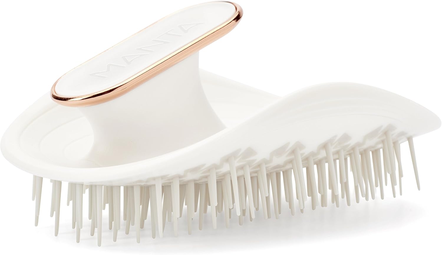 Manta Original Anti-Breakage Hairbrush, Best Detangling & Flexible Brush for Healthy Thinning & All Hair Types