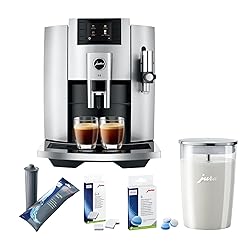 Jura E8 Automatic Espresso Machine Bundle with