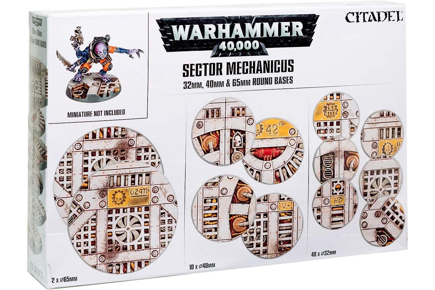 Games Workshop 99120199055 "Sector Mechanicus: Industrial Bases Plastic Kit, Black