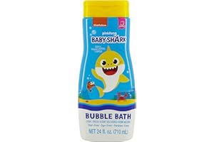 Centric Brands Baby Shark 24 fl oz Gentle Fresh Scent Bubble Bath, Multicolor, One Size