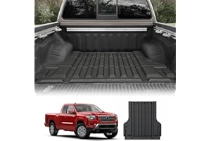 GALVAGNITE Truck Bed Mat for 2022-2024 Nissan Frontier 5FT Accessories, All Weather Rugged TPE Pickup Truck Bed Liner Fit Frontier Short Bed
