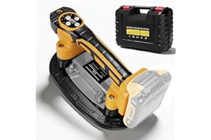2 IN 1 Tile Vibration Tool & Electric Suction Cup 250mm, Handheld Tiling Vibrator Compatible with Dewalt 20V Battery for Tili