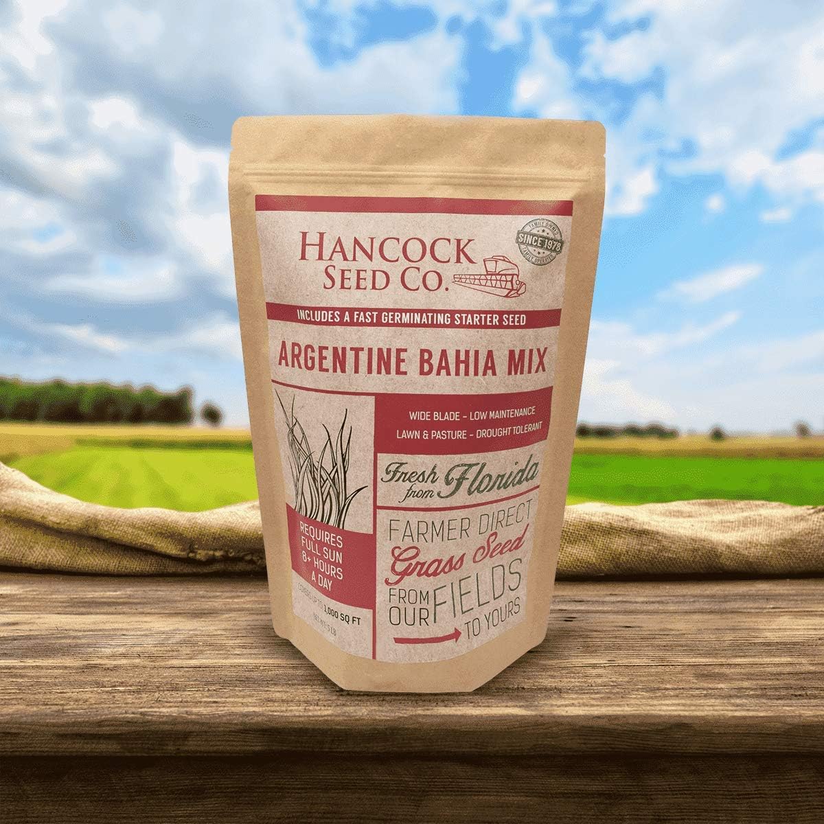 Hancock's Argentine Bahia Grass Seed Mix (Coated)