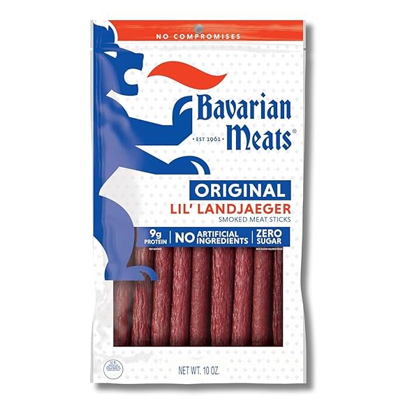 BAVARIAN MEATS LIL’ LANDJAEGER MEAT STICKS, SMOKED SAUSAGE...