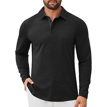 MENS LONG POLO SHIRT (予約販売品) Long-Sleeve-Pique-Polo-Dark-