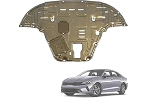 Promrmr Aluminum-Magnesium Alloy Engine Splash Shield Guard for KIA K5 2021-2025 Lightweight Heavy-Duty Skid Plate w/Extended Cover, Service Holes & Vent Design - Rustproof (Aluminum-Magnesium Alloy)
