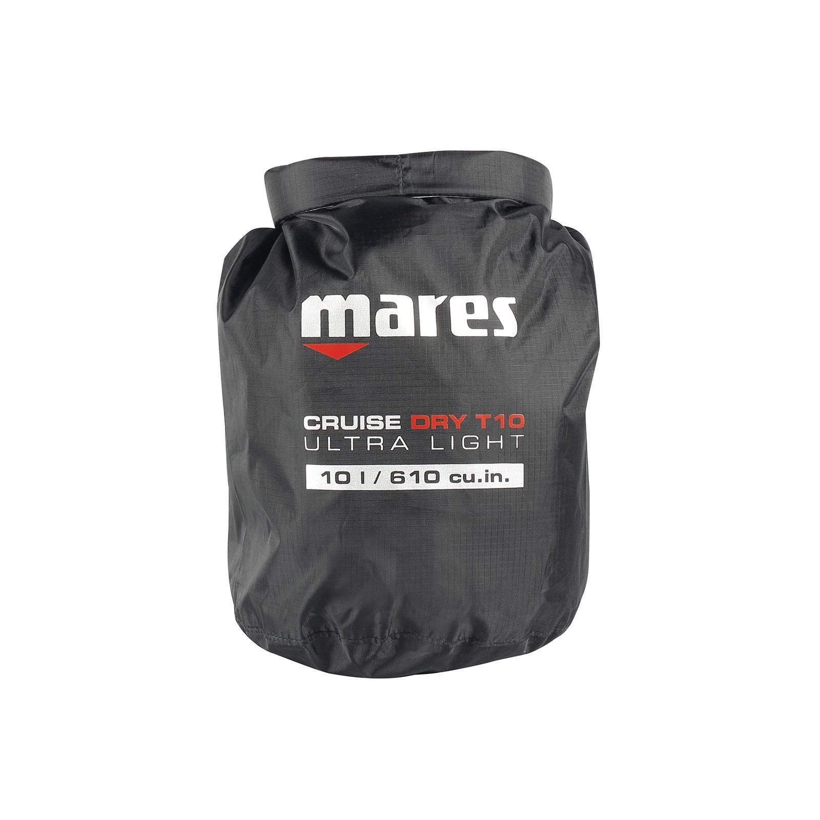 Mares Unisex Adult Dry T-Light Bag Cruise - Black, 20 x 35 cm/10 Litre