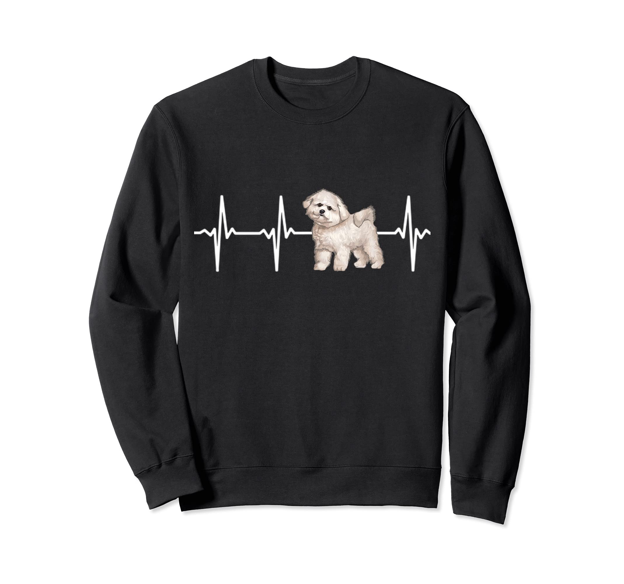 Bichons Frise Heartbeat Love My Dog Sweatshirt