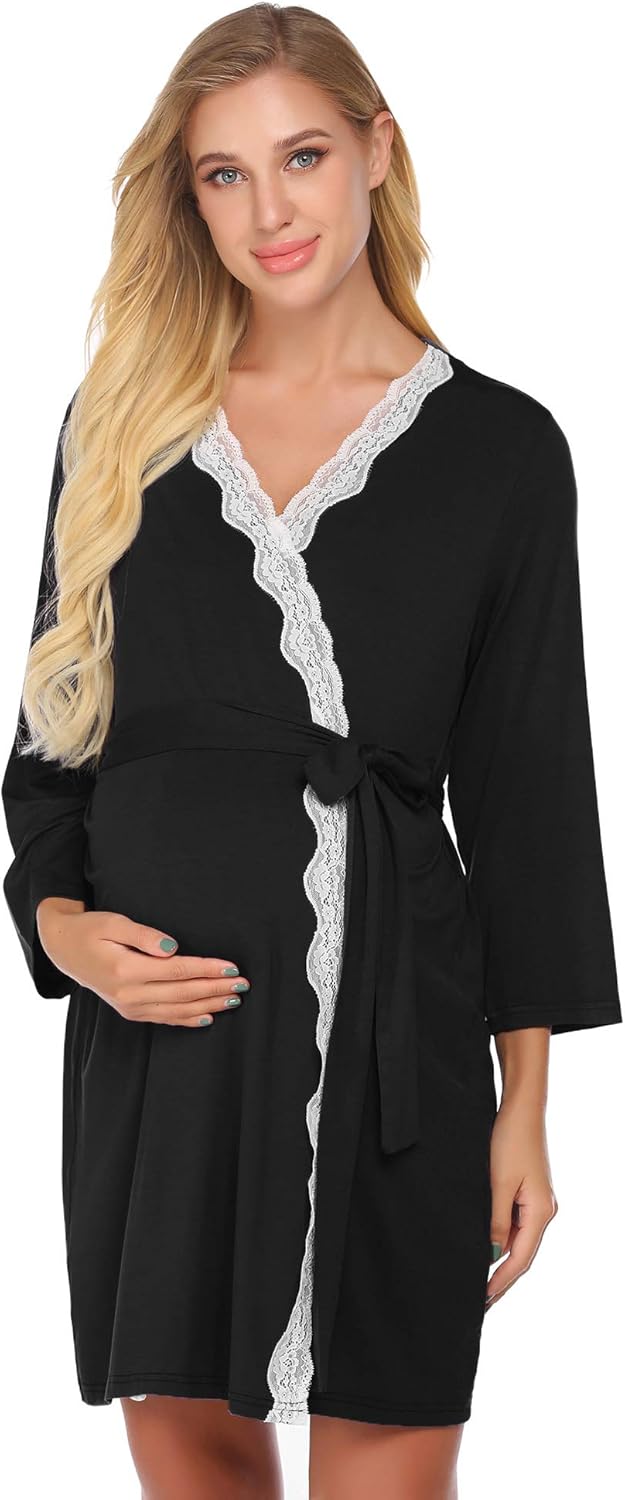 maternity nightdress and robe