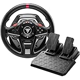 Thrustmaster T128 Racing Wheel & Pedal Set for PS5, PS4 and PC – Force Feedback Gaming Steering Wheel for Driving Simulator