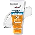 Eucerin Sun Complete Hydration Body & Face Sunscreen Lotion SPF 50 | Sunscreen SPF 50 with Hyaluronic Acid | Lightweight, Fra