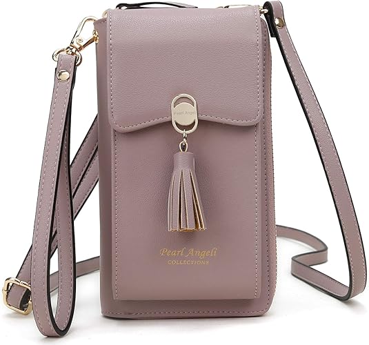 crossbody phone bag leather