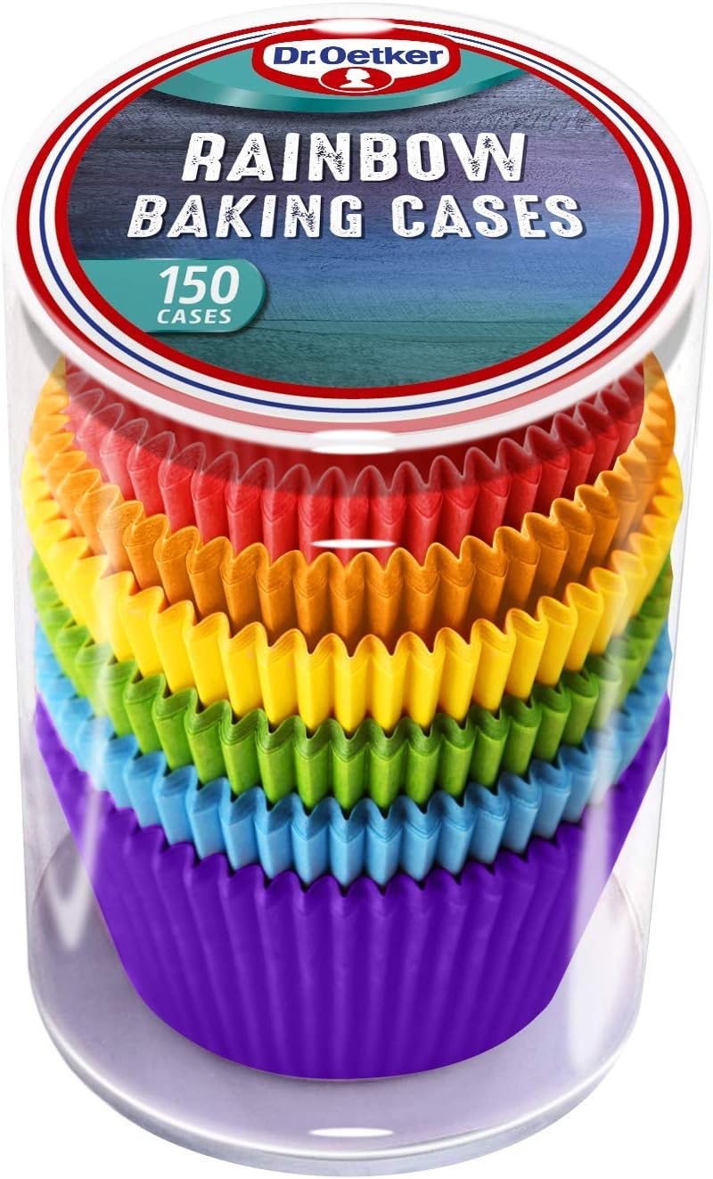 Dr. Oetker Rainbow Cupcake Cases, 42 g Amazon.co.uk Grocery