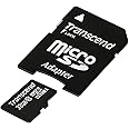 Transcend 32GB MicroSDHC Class10 Memory Card with Adapter 30 MB/s (TS32GUSDHC10)