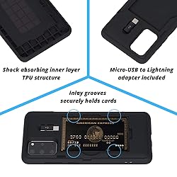 TORU CX PRO Case for Galaxy S20 Plus, with Card