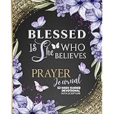 Prayer Journal for Women, 52 Week Guided Devotional with Scripture: Reflect, Pray, and Grow in Christian Faith with Weekly Bible Verses and Journaling Prompts to Write In