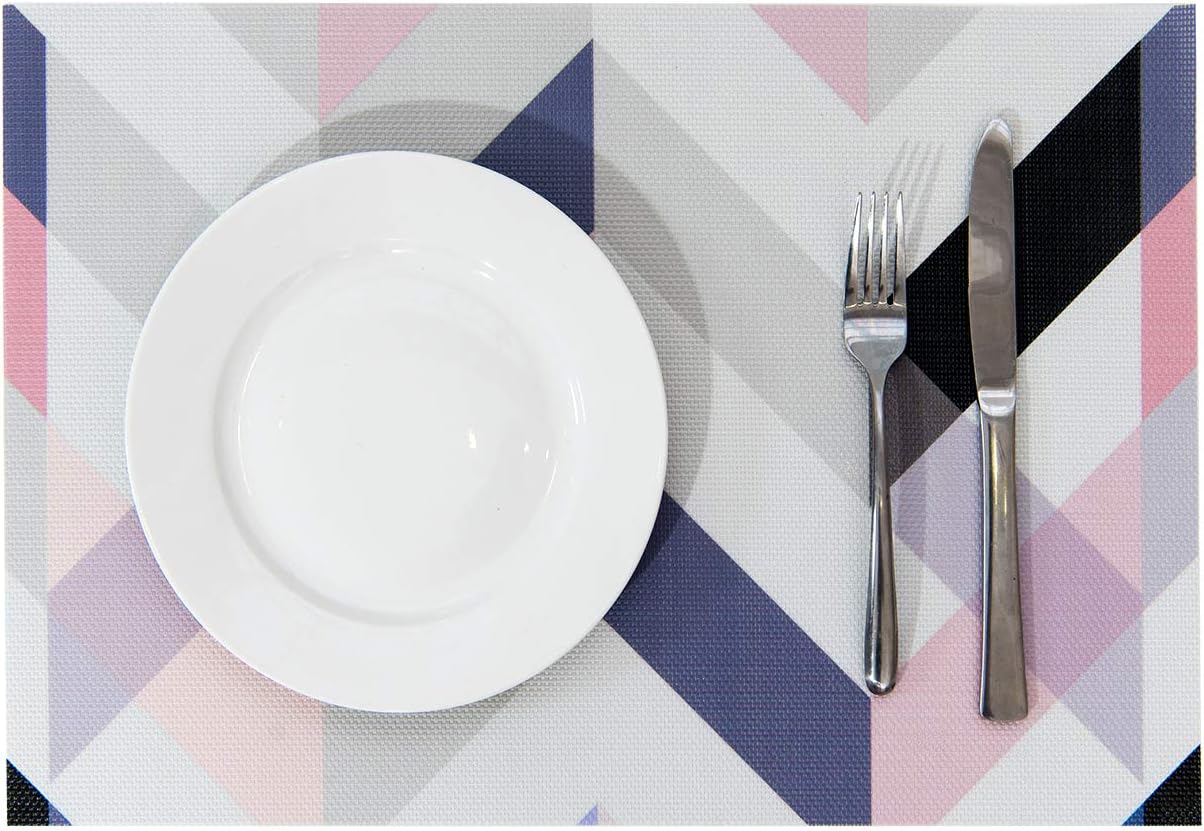 Best Placemats For Dining Table Cotton Dark Pink