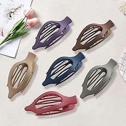 French Flat Hair Clips for Women - 6Pcs Flat Hair