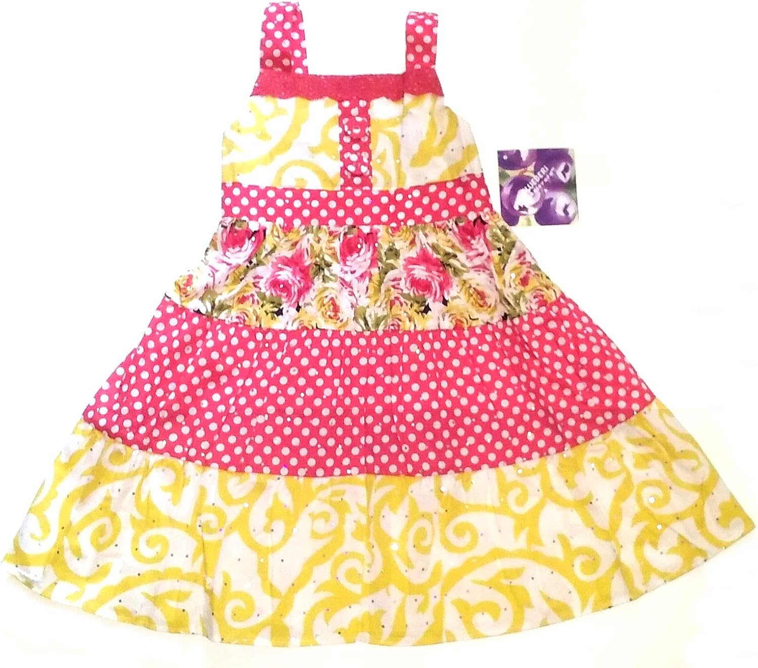 blueberi boulevard embroidered dress