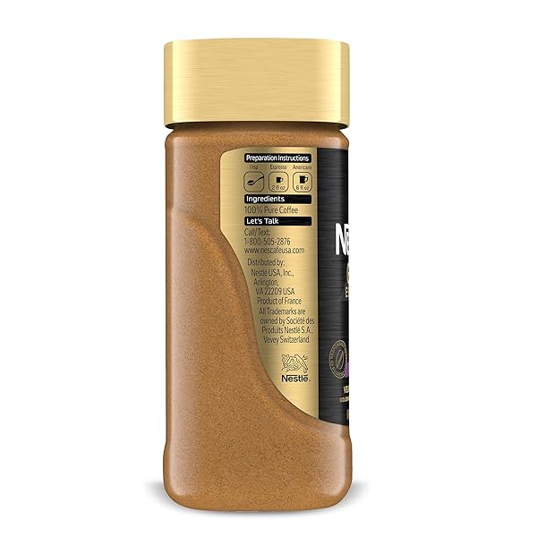 NESCAFÉ GOLD ESPRESSO INTENSE, INSTANT COFFEE, 3.5 OZ