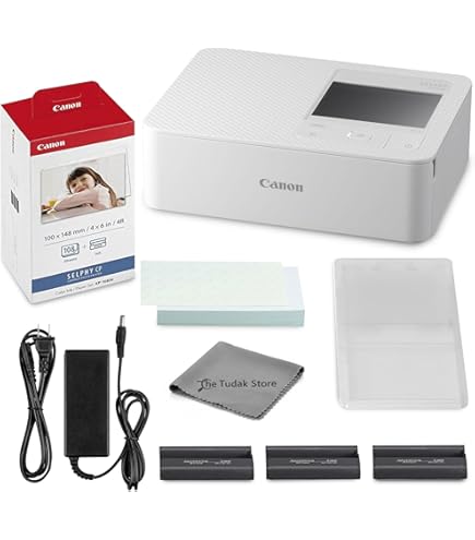 Amazon.com: Canon Selphy CP1500 Photo Printer Bundle (Black) with