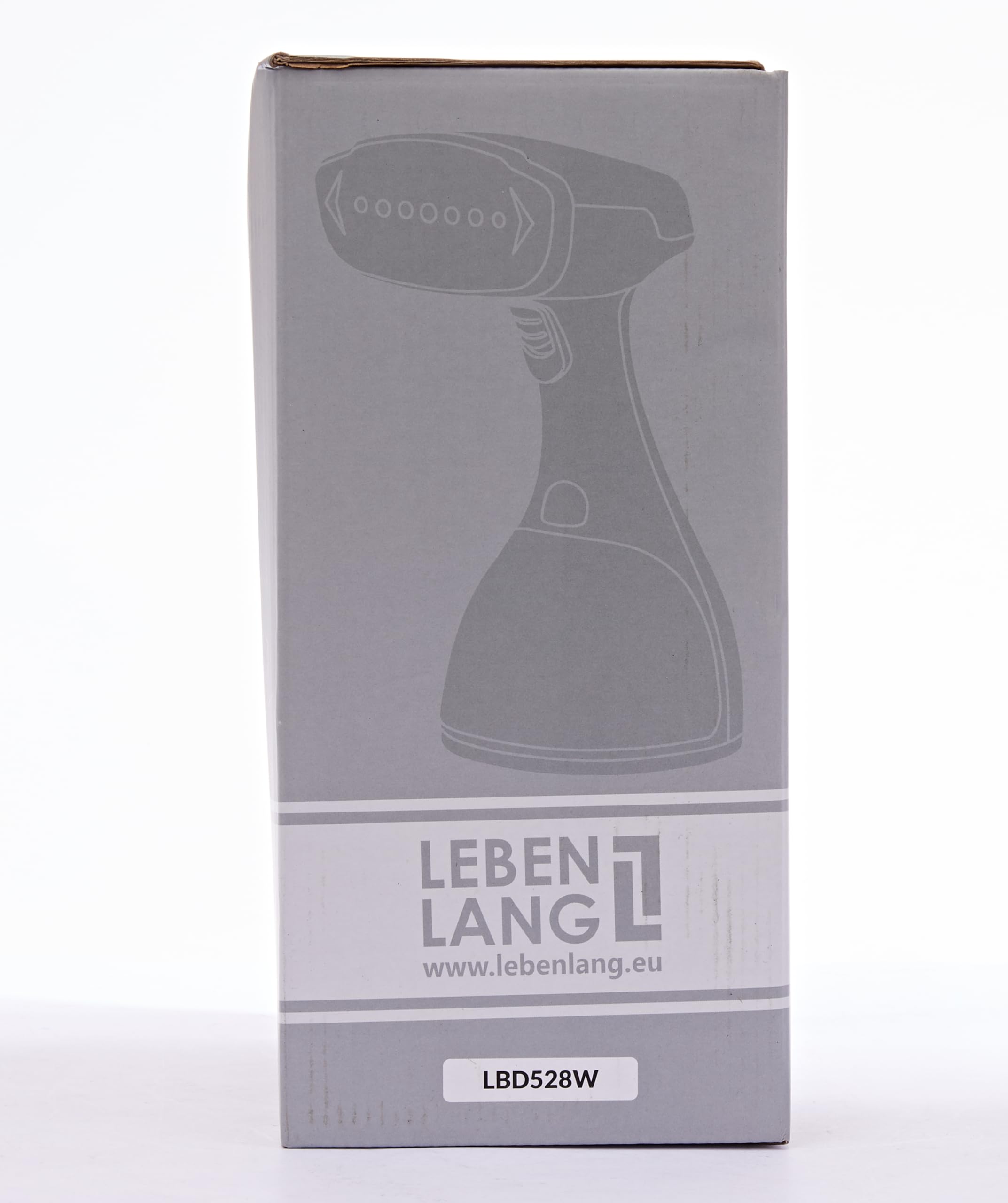 LEBENLANG Portable steamer for clothes - 1500W & 10 oz incl. ironing glove & attachments I Clothing steamer handheld I Travel garment steamers Plancha a vapor para ropa Planchas de vaporizador Fabric