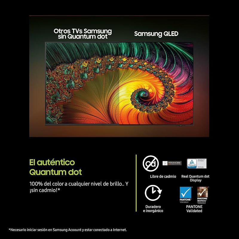 TV 85 Pulgadas QLED Q7F 4K Smart TV con Vision AI, 100% Volumen de Color Quantum Dot y más de 500 Canales TV Plus — foto 4 de 8