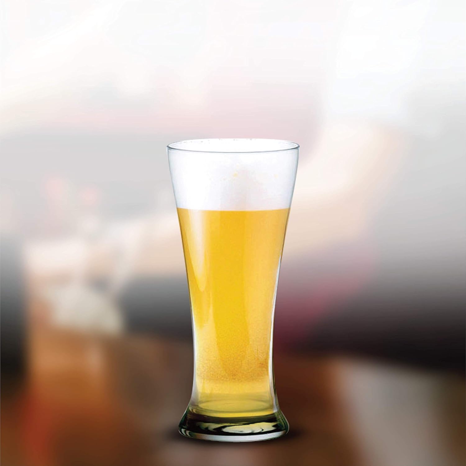 Buy Ocean Pilsner Glass, Set of 6, 400ml, Transparent (5B0091406G0000