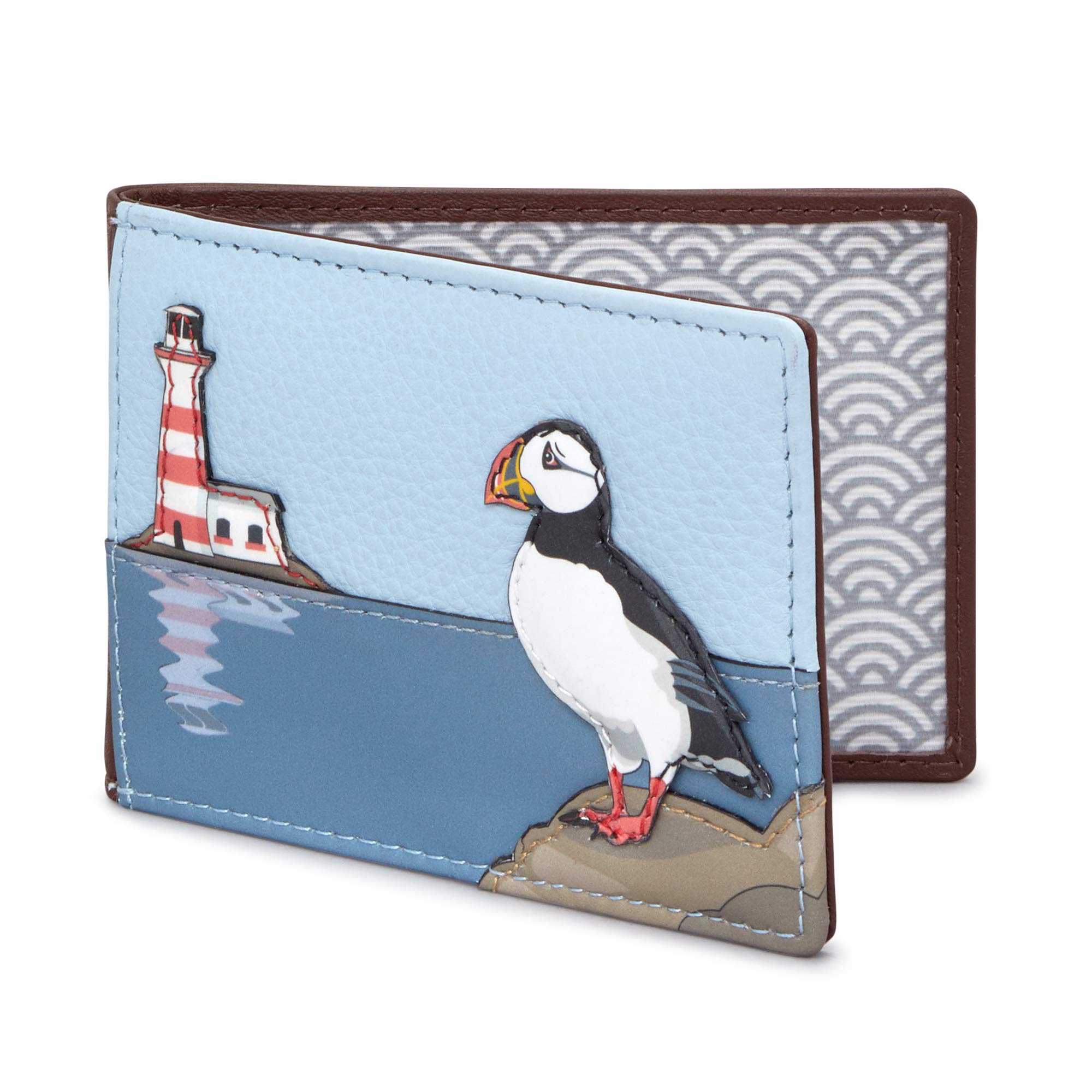 Puffin Island Leather Travel Pass Holder by Yoshi