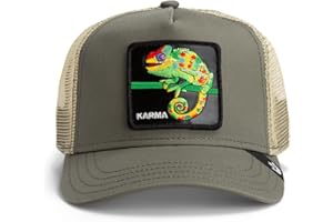 Goorin Karma Chameleon Trucker Hat for Men and Women, Olive, One Size, Unisex