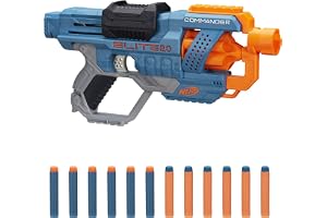 Nerf, Lançador de Dardos, Elite 2.0, Commander RD-6 - Tambor Giratório, Inclui 12 Dardos - A partir de 8 Anos