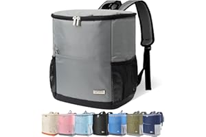 HAWGON Insulated Cooler Backpack Outdoor - Leak Proof Backpack Cooler 30 Cans, Waterproof Lightweight Cooler Bag for 12h Hot/Cold Retention - Soft Cooler for Travel, Camping, Beach, Lunch