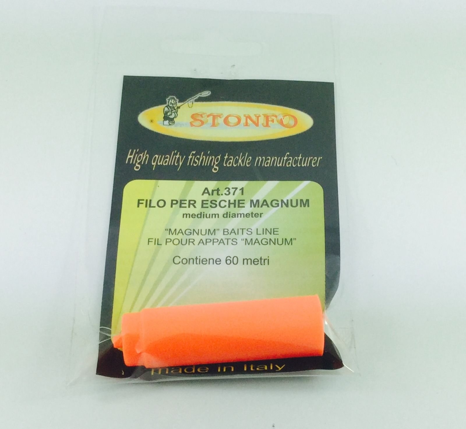 ELASTIC LINE FOR BAIT RIGGING BY STONFO"MAGNUM" 60mt/medium dia.