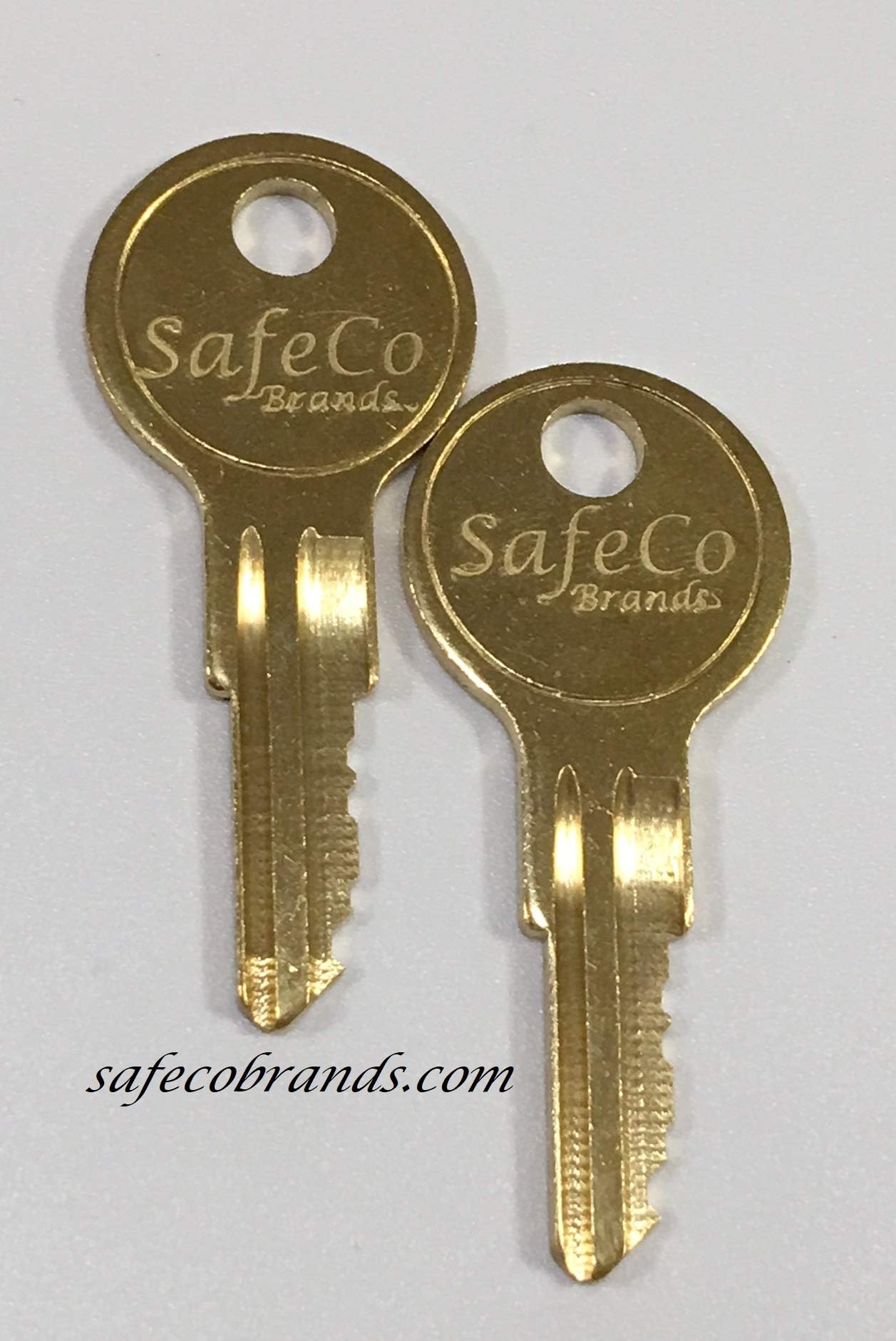 SafeCo Brands Replacement Keys for Herman Miller Office Cabinets Key Codes UM226 Thru UM445 2-Keys