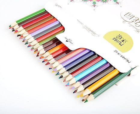 48 Adult Colouring Pencils, Premium Art Coloured Drawing Pencils for