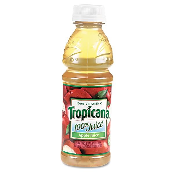 TROPICANA 57178 100% JUICE, APPLE, 10OZ BOTTLE, 24/CARTON...