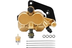 ASECUPDAT Front Brake Calipers 51mm Twin Piston Hydraulic Cylinder Caliper For Chinese 50cc-125cc ATV Quad Pit Pro Dirt Bike Go kart Apollo 140cc z40