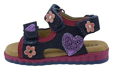 Billowy 6602c14 Leder Sandalen blau