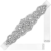 CoFashion Women's Belts Rhinestone Belt for Dresses Rhinestone Bridal Belt for Wedding