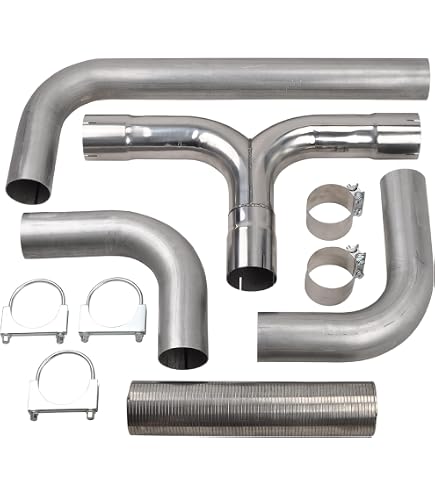 Tubo De Escape X-Pipe Acero Inoxidable 2.5 Pulgadas - Universal, Doble Entrada/Doble Salida