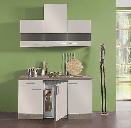 idealShopping Singelküche mit Elektrogeräten Arta in sahara 150 cm breit