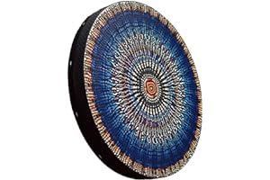 Firlar 10 Inch Hand Drum With Drum Stick - Moon Drum for Spiritual Music, Reflection and Meditation