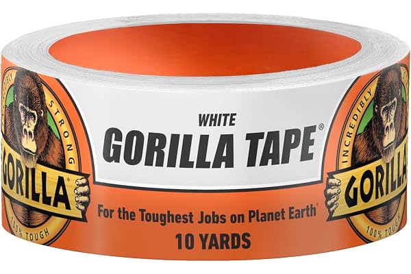 Gorilla Tape Strong Utility Duct Tape, Triple Layer Strength, Indoor & Outdoor, Weather Resistant Shell - 1.88 in x 10 yd (9.