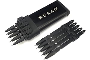 HUAAO Upgraded Ballistic Dart Launcher, Metal Darts Accurate Shooting Within 20ft for Hunting Shooting Camping Self-Defense and Survival, Unique Gift for Men