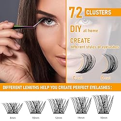 Lash Clusters B09 D Curl 18mm DIY Lash Extensions